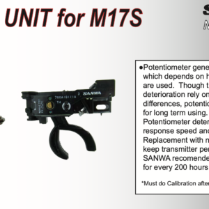 Sanwa M17S Steering &Throttle Replacement units